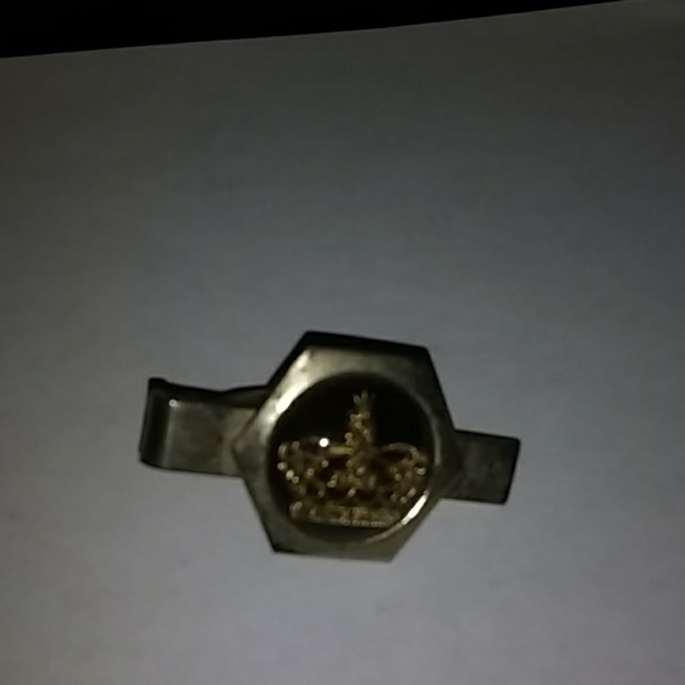Tie clip.